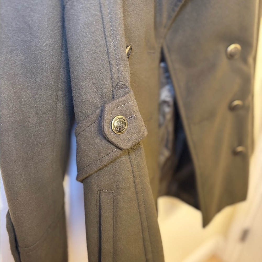 Jessica Simpson Olive Pea Coat - Picture 4 of 6